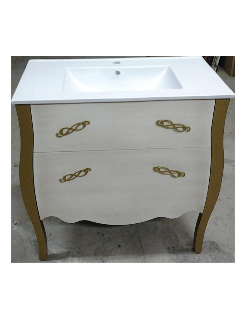 Encimera lavabo gres porcelanico 100x46