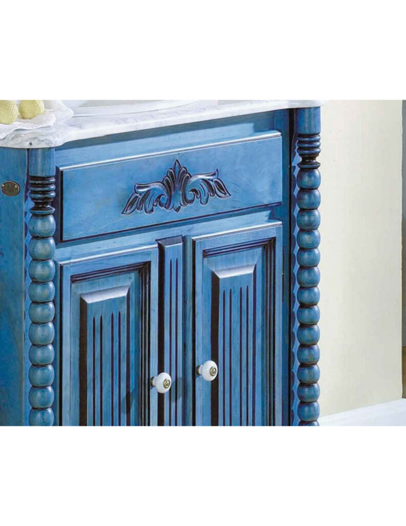 mueble baño rustico