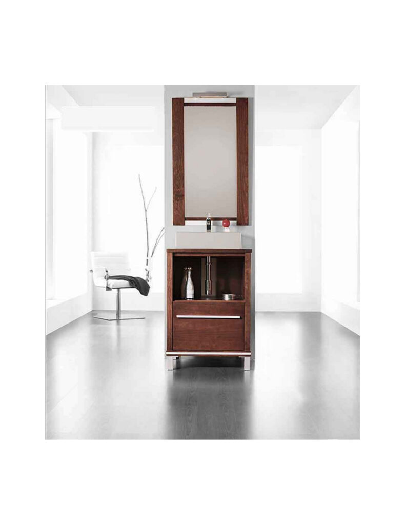 mueble con espejo para baño