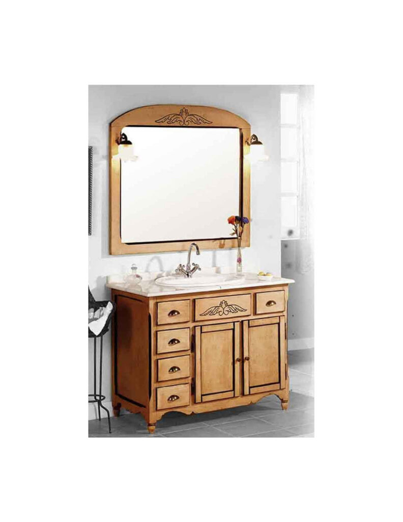 muebles de baño con espejo