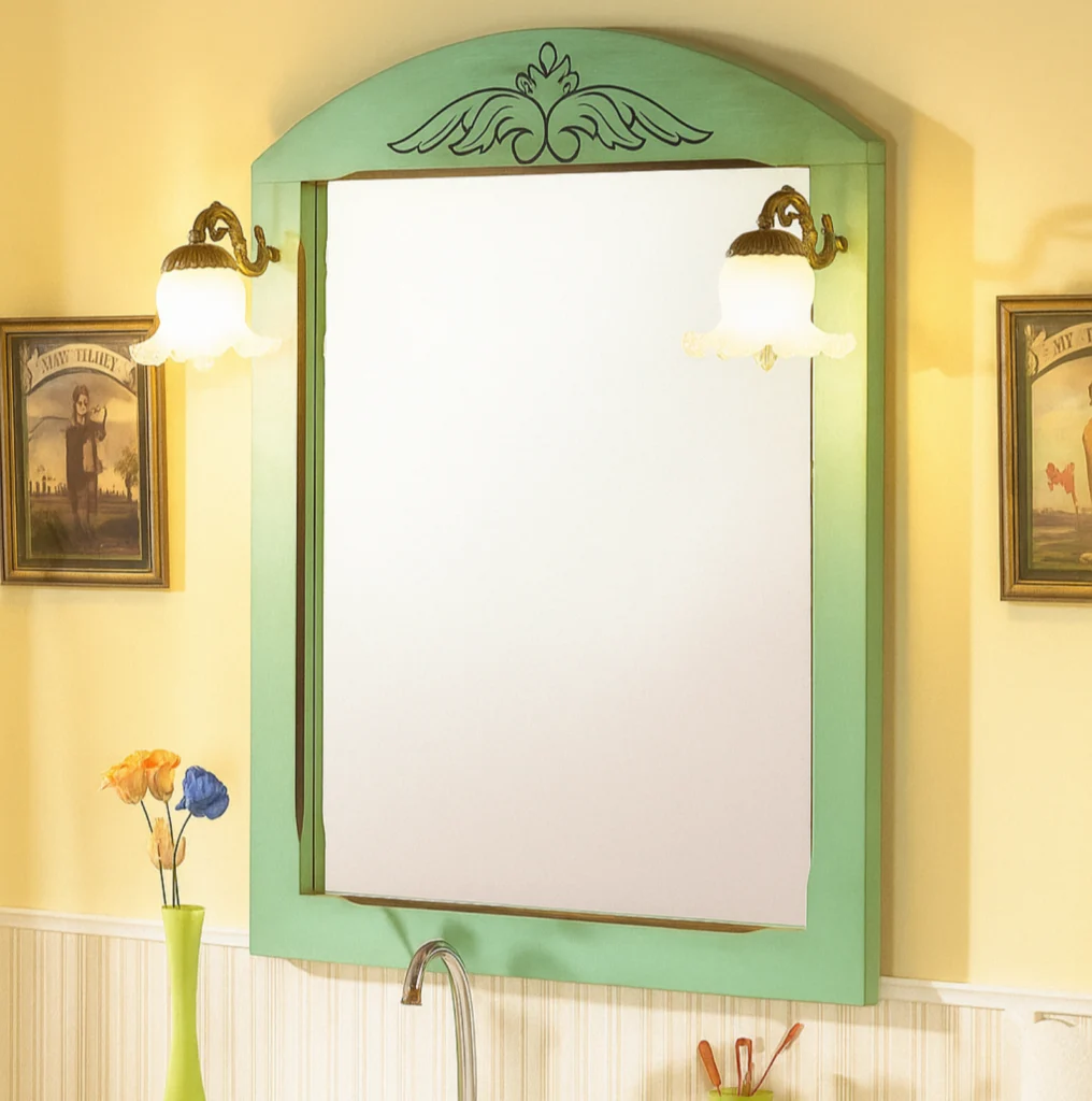 Espejo de baño clásico con marco Ulises