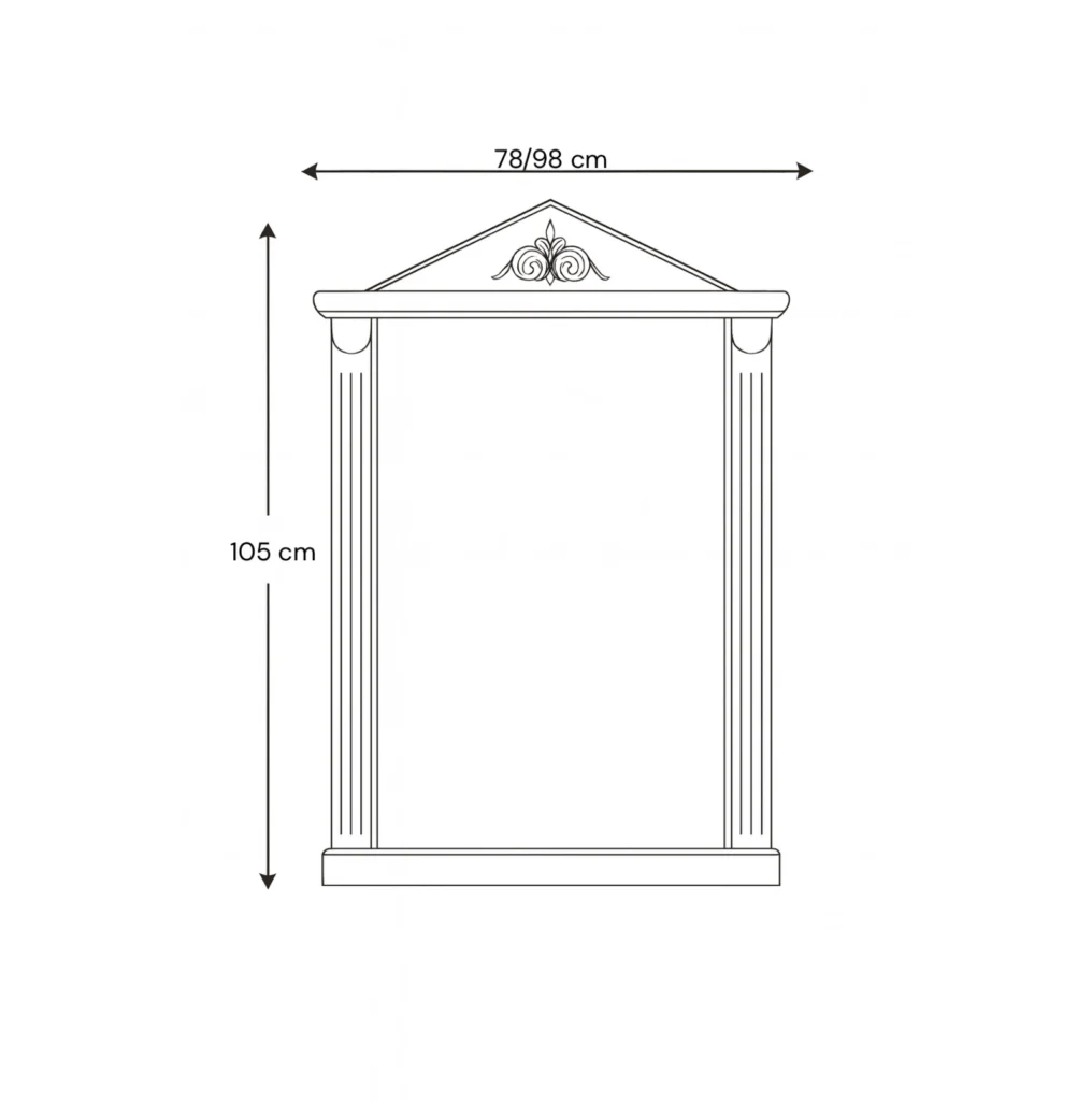 Plano tecnico espejo Zeus