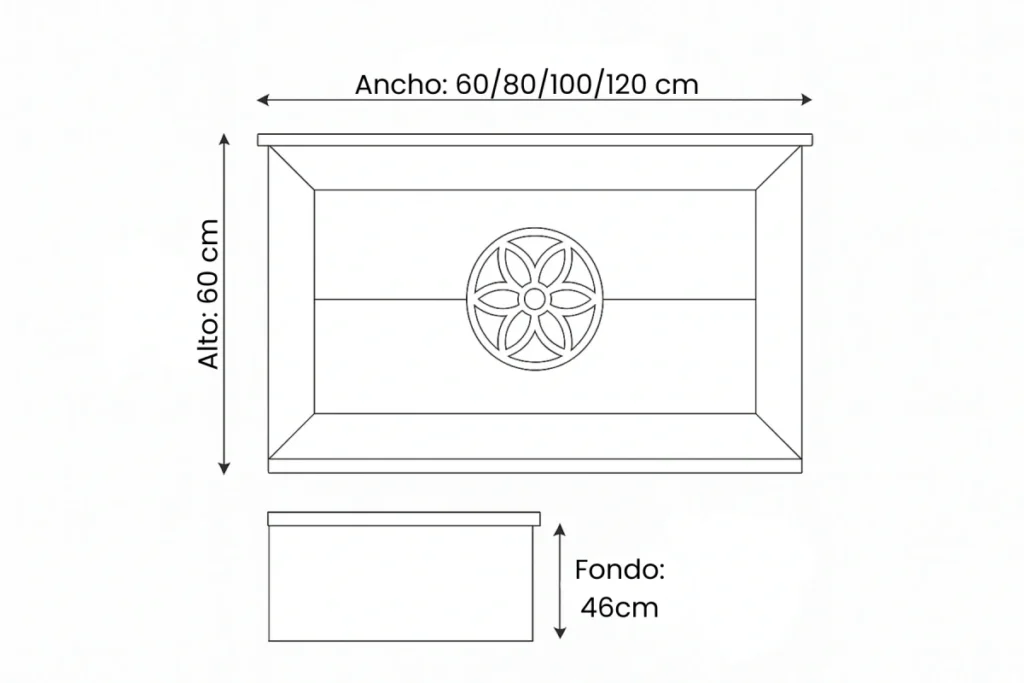 Plano de mueble suspendido Imperial