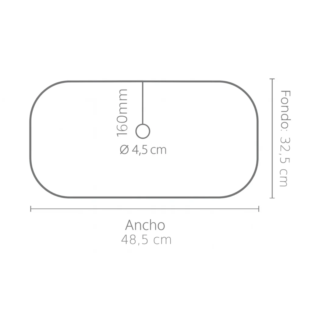 Lavabo sobre encimera Veta