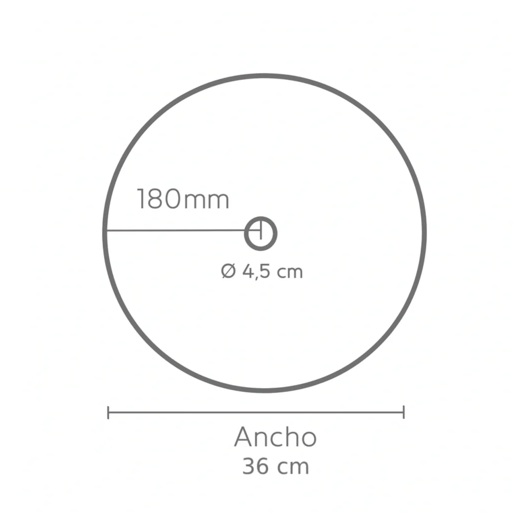 Lavabo sobre encimera Amapola
