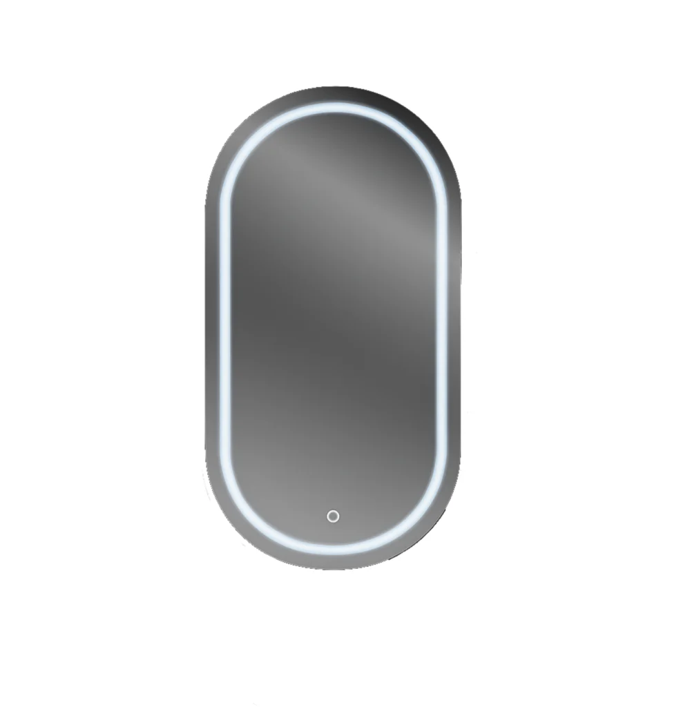 Espejo LED ovalado Cápsula