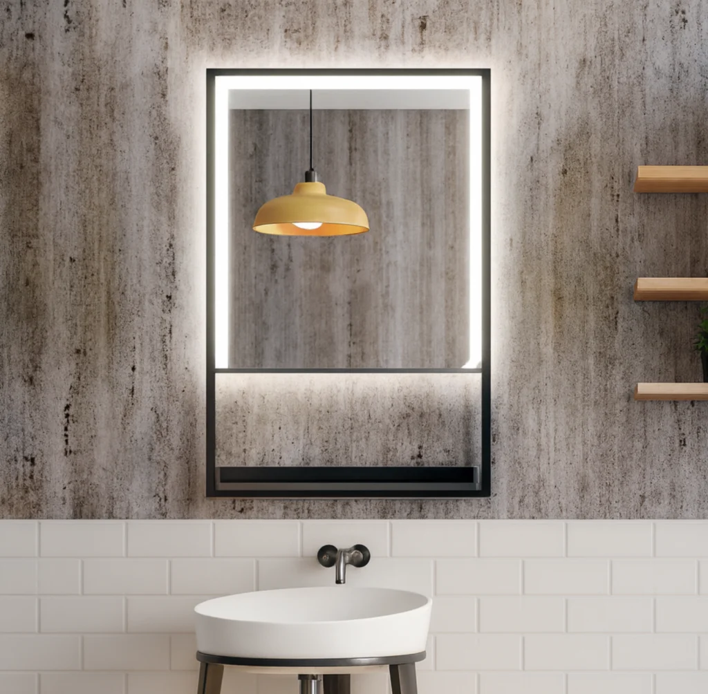 Espejo LED rectangular Uffizi