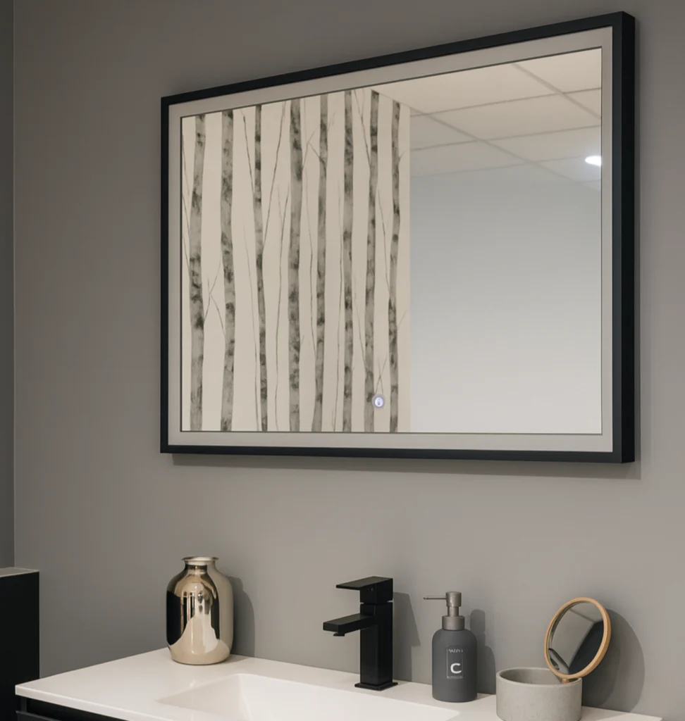 Espejo LED rectangular Cars