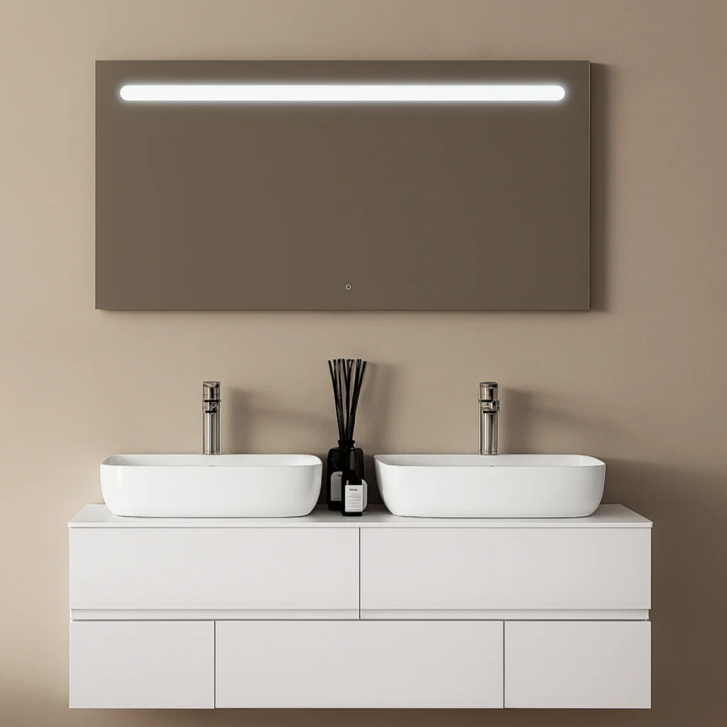 Espejo LED rectangular Pop