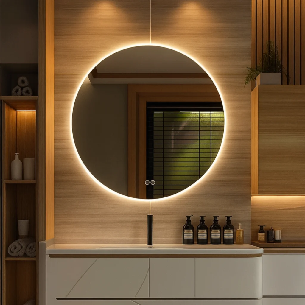 Espejo con led redondo Sorolla