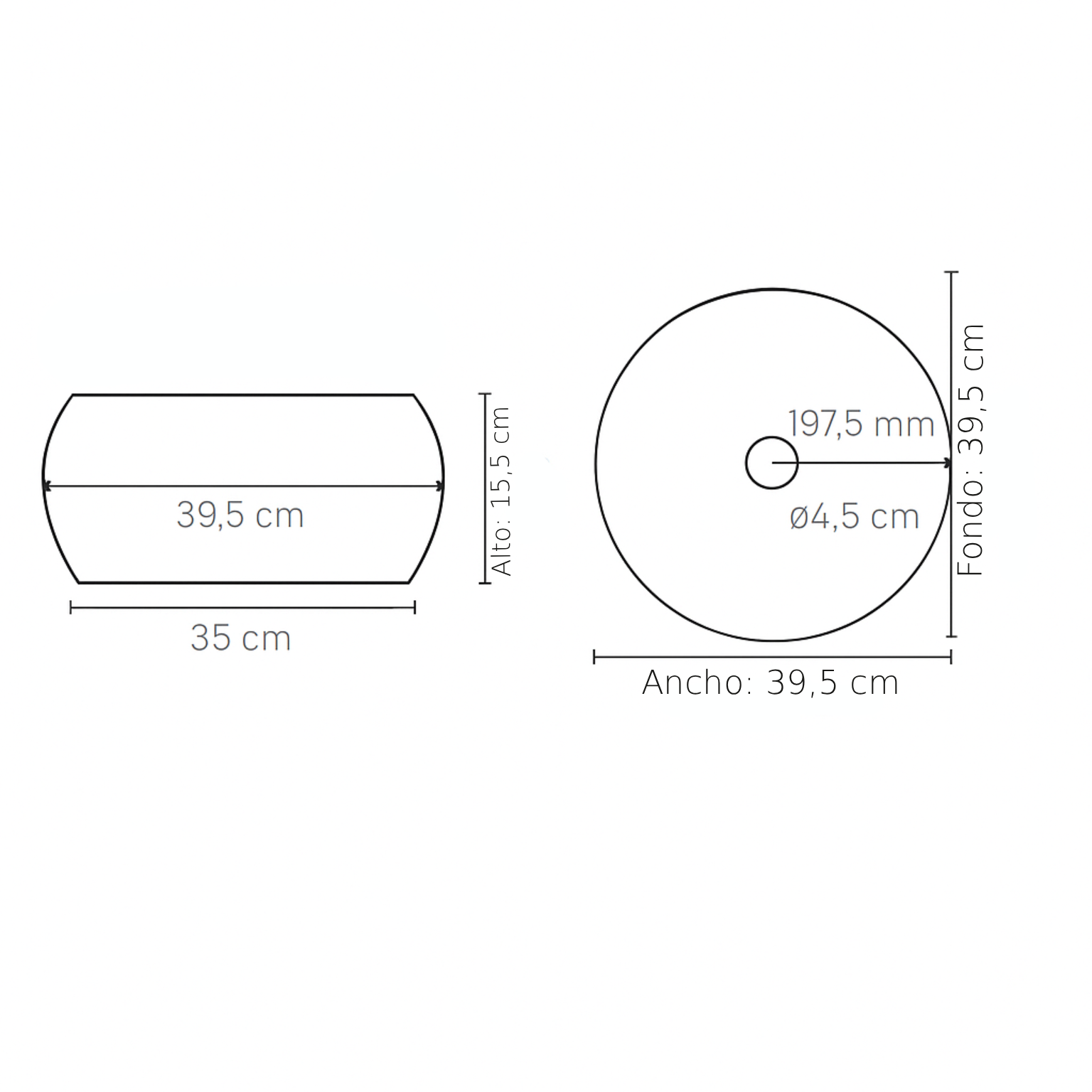 Ficha técnica sobre lavabo Sokar
