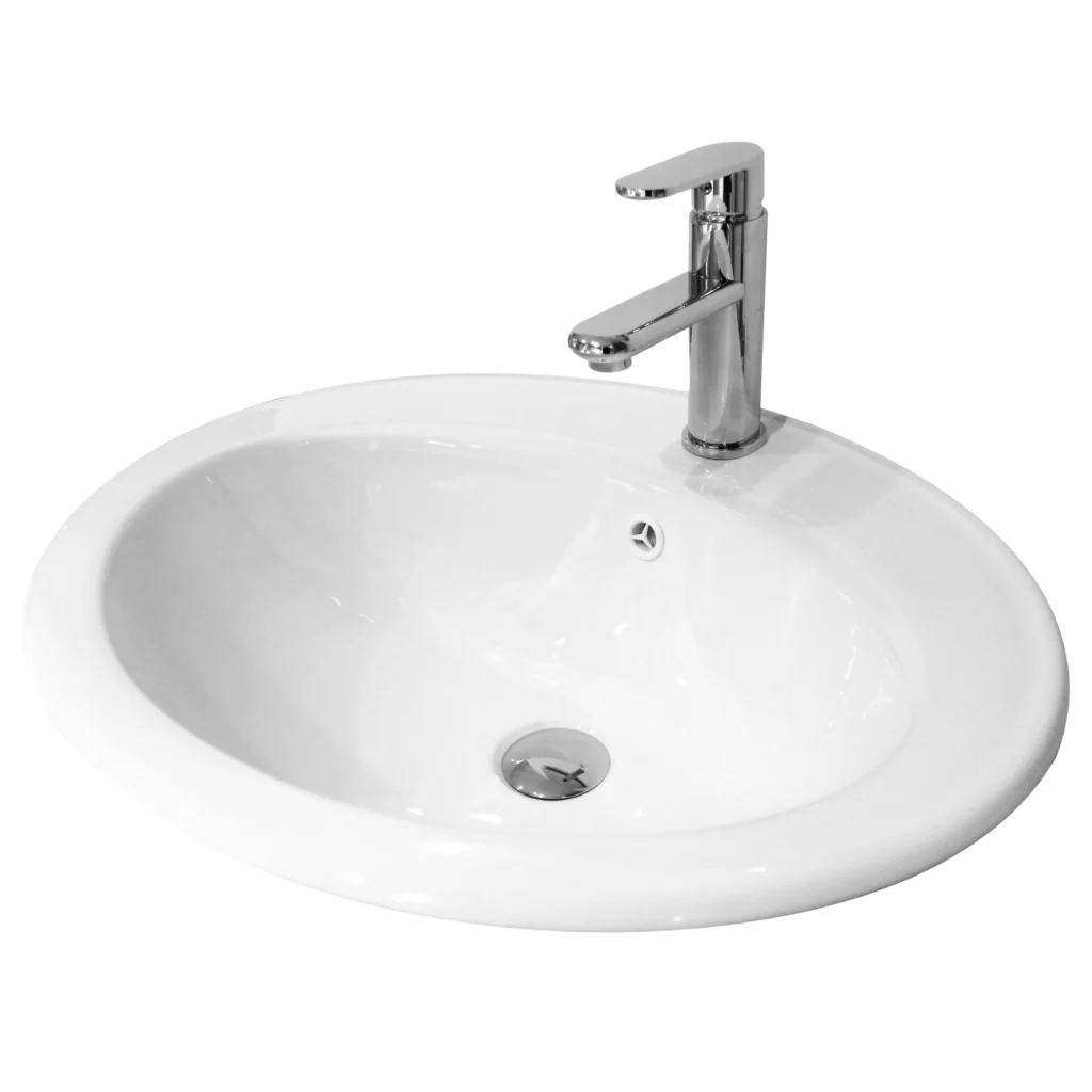 Lavabo encastrado blanco Java