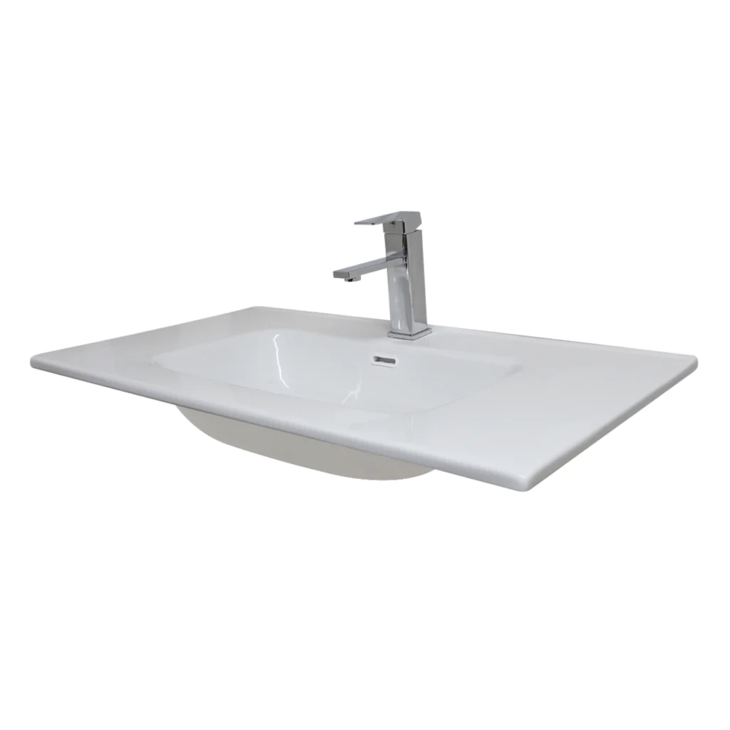 Lavabo encastrado un seno Quad-Romo