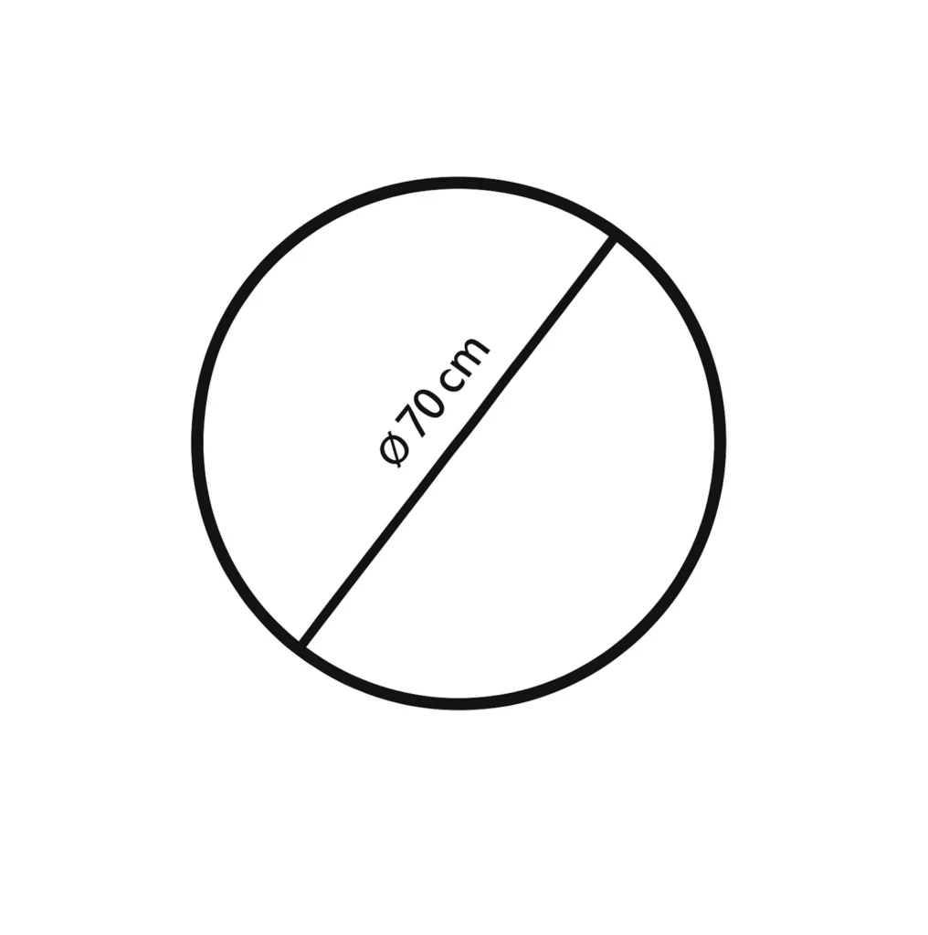 Plano técnico espejo Flush