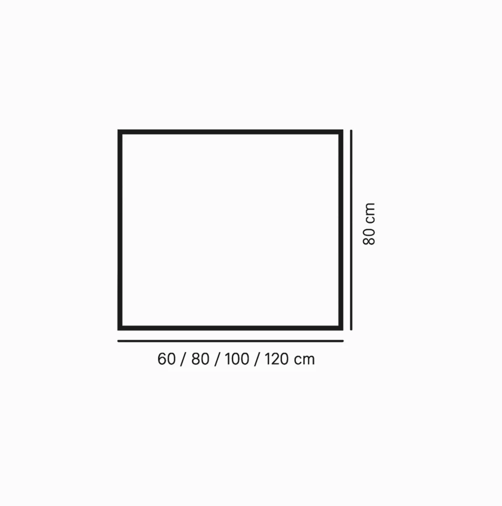 Plano técnico espejo retroiluminado sorolla